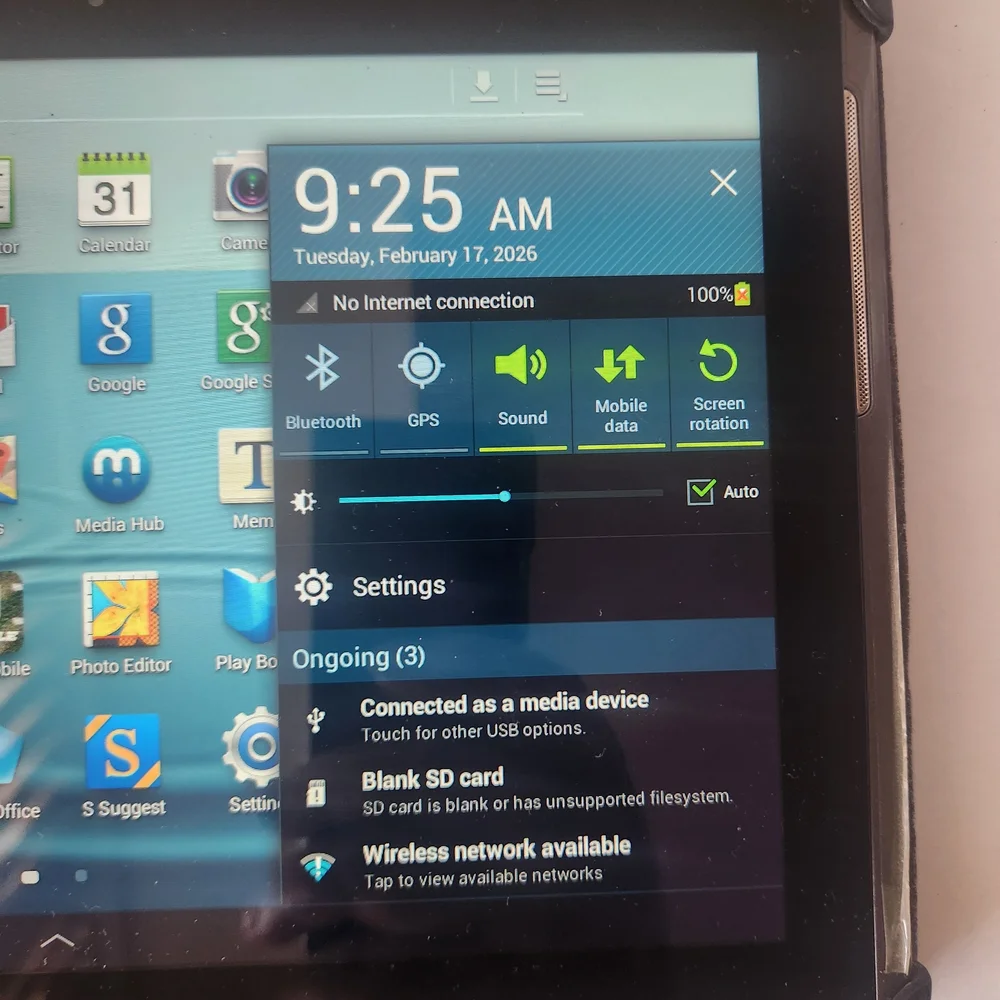 Samsung Black Tablet
